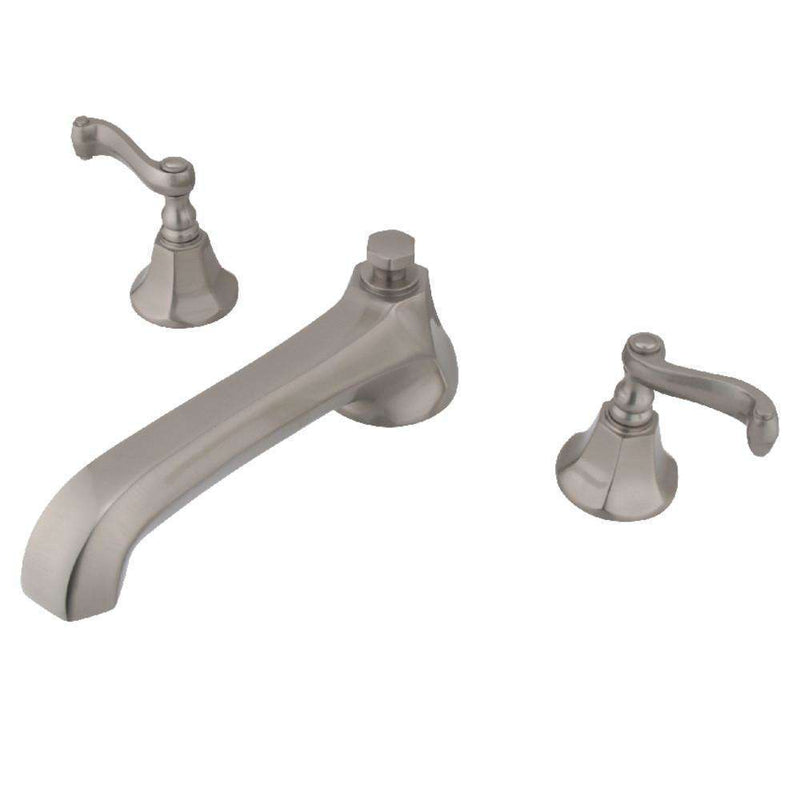 Kingston Brass KS4308FL Roman Tub Filler, Brushed Nickel