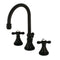 Kingston Brass KS2980AX 8 in. Wsp Bath Faucet, Matte Black