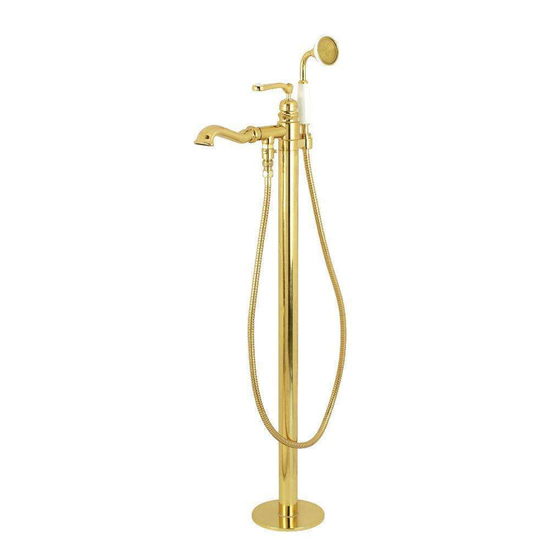 Kingston Brass KS7012RL Royale Sgl Handle Freestanding Roman