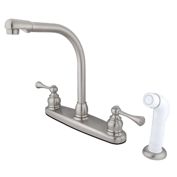 Kingston Brass KB718BL 8-Inch Centerset Kitchen Faucet