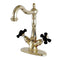 Kingston Brass KS1432PKX Duchess 4 in. Bath Faucet W/ Brass