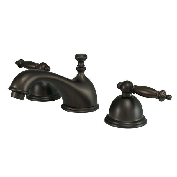 Kingston Brass KS3965TL 8 in. Widespread Bath Faucet Bronze