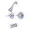 Kingston Brass KB661ML Vintage Twin Handles Tub Shower