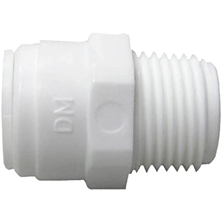 Watts CONN-M 3/8 CTS X 3/8 NPT 3/8 IN CTS x 3/8 IN NPT Quick-Connect Male Adapter, Plastic