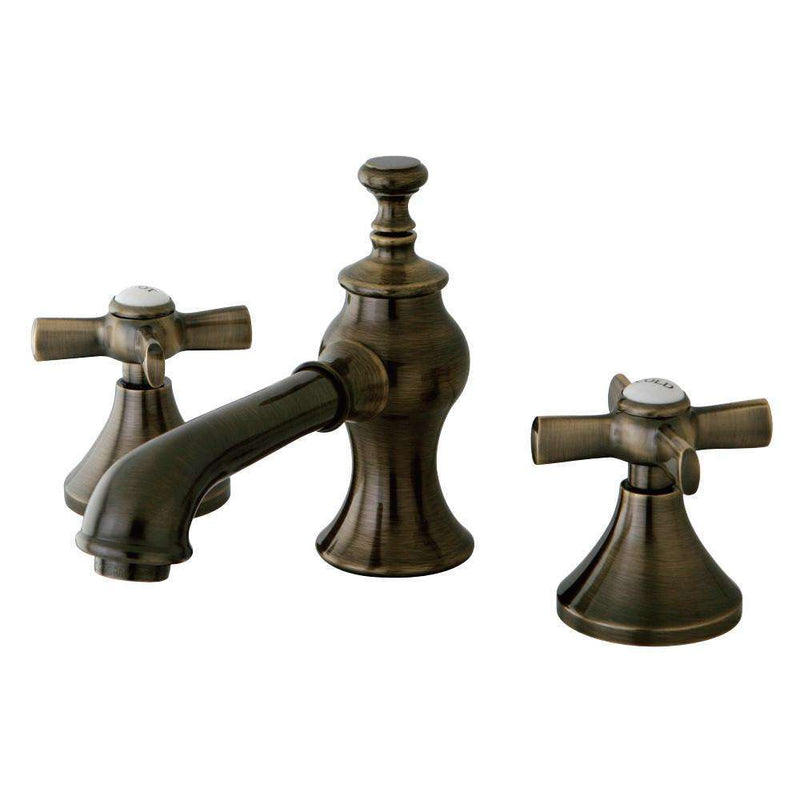 Kingston Brass KC7063ZX 8 in. Wsp Bath Faucet, Antique Brass