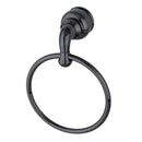 Kingston Brass BA604VN Magellan Towel Ring, Black Stainless