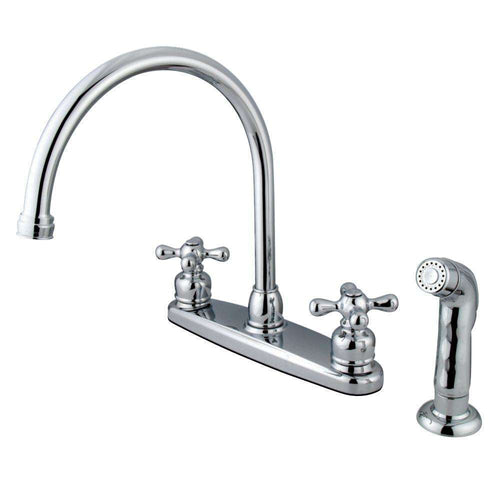 Kingston Brass KB721AXSP Centerset Kitchen Faucet