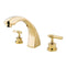 Kingston Brass KS4362ML Roman Tub Filler, Polished Brass