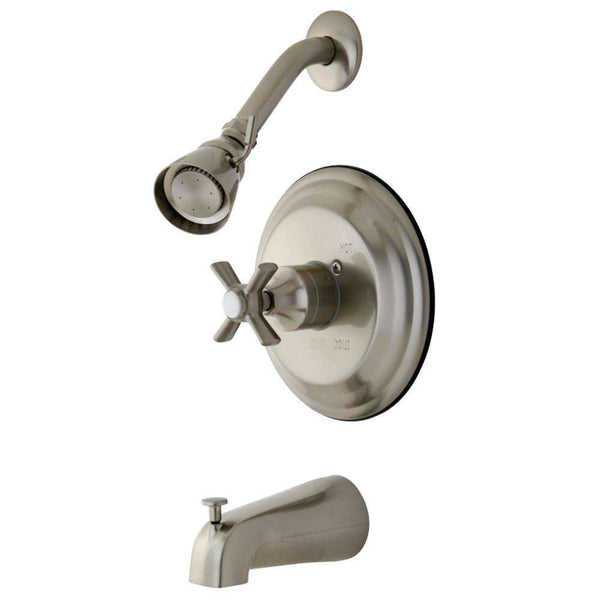 Kingston Brass KB2638ZX Tub/Shower Faucet, Brushed Nickel