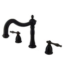 Kingston Brass KS1345NL Heritage Roman Tub Filler,