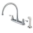 Kingston Brass KB721BL 8-Inch Centerset Kitchen Faucet