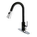Kingston LS8727DL Sg-Hnd Pull-Down Kitchen Faucet/Chrome