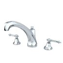 Kingston Brass KS4321TL Roman Tub Filler, Polished Chrome