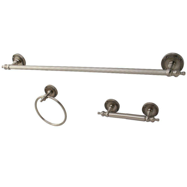 Kingston Brass BAK991148SN 3-Piece Bathroom