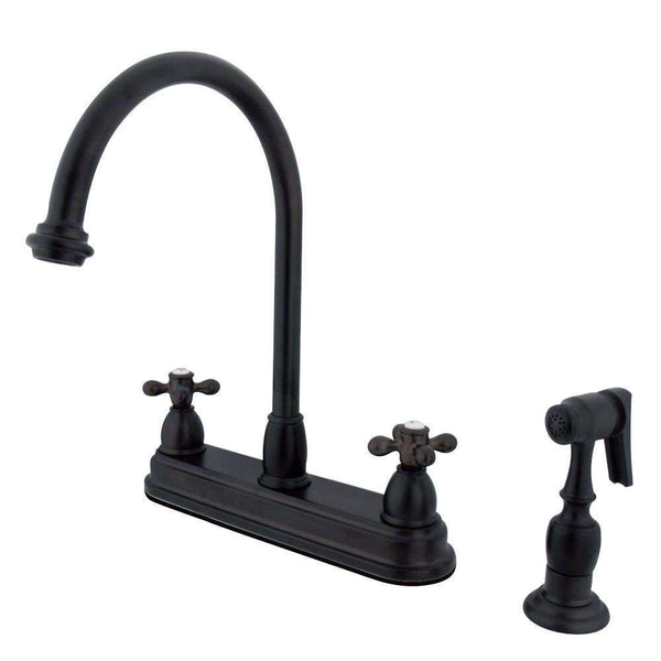 Kingston Brass KB3755AXBS Centerset Kitchen Faucet Bronze