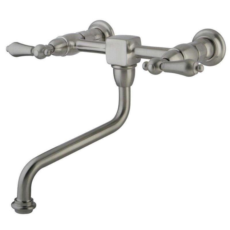 Kingston Brass KS1218AL Wall Mount Bathroom Faucet