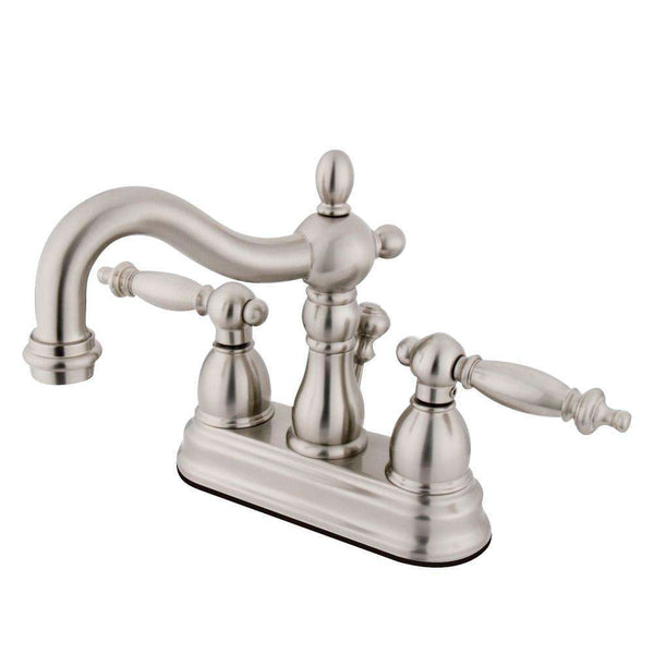 Kingston Brass KS1608TL 4 in. Centerset Bathroom Faucet