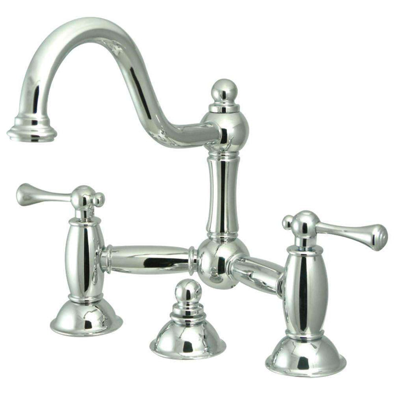 Kingston Brass KS3911BL Restoration Bath Bridge Faucet