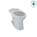 TOTO Drake II Universal Height Elongated Toilet Bowl with CeFiONtect, Colonial White C454CUFG