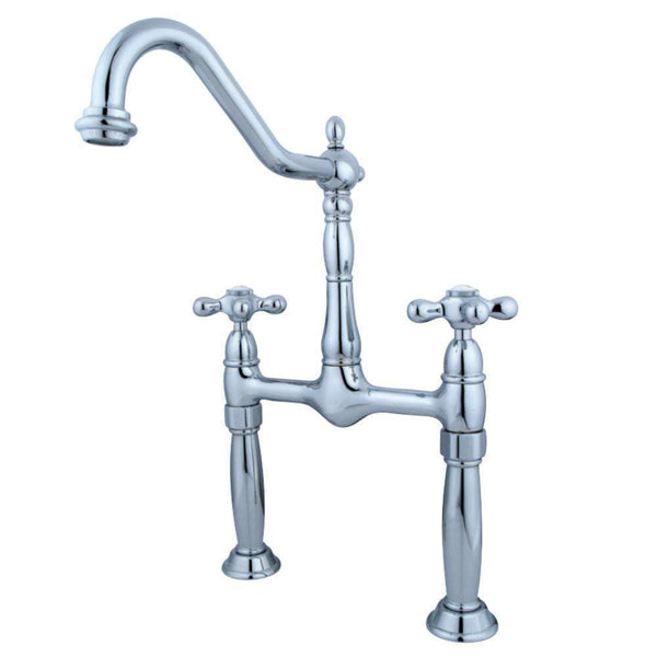 Kingston Brass KS1071AX Vessel Sink Faucet, Polished Chrome