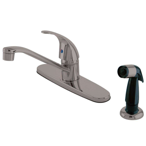 Kingston Brass KB6578LL Sg-Hnd Centerset Kitchen Faucet