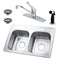 Kingston Brass KY33227SP Stainless Steel Kitchen Sink