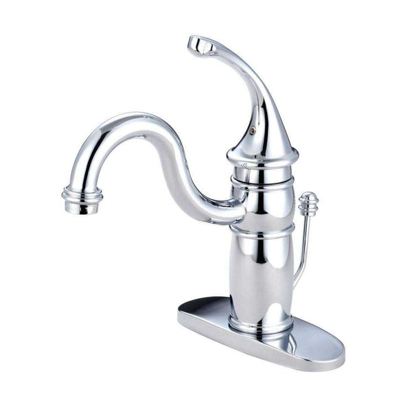 Kingston Brass KB1401GL Sg-Hnd 4 in. Centerset Bath Faucet