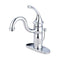 Kingston Brass KB1401GL Sg-Hnd 4 in. Centerset Bath Faucet