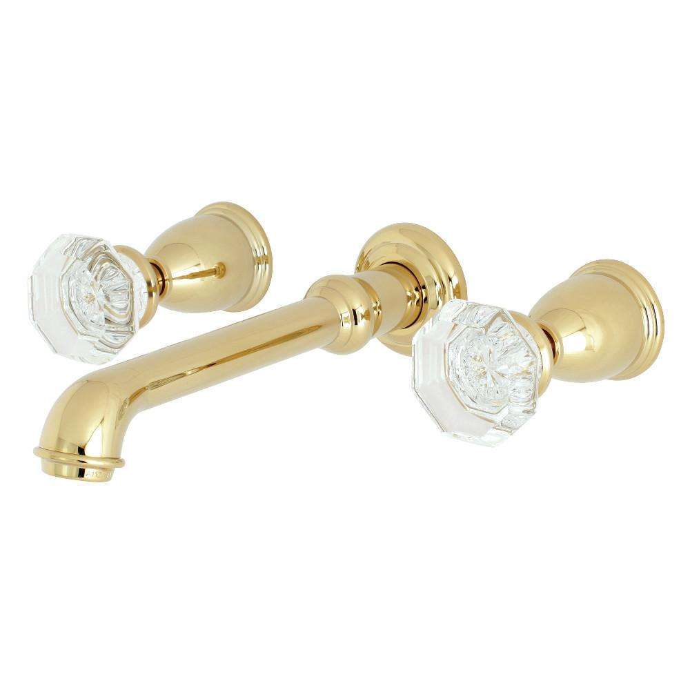 Kingston KS7122WCL 8" Center Wall Mount Bath Faucet