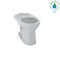 TOTO Drake II Universal Height Round Toilet Bowl with CeFiONtect, Colonial White CST453CEFG#11