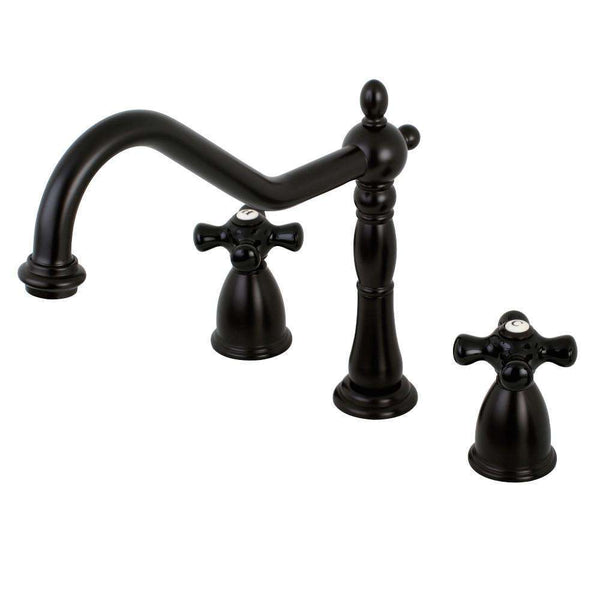 Kingston Brass KB1795PKXLS Widespread Kitchen Faucet Bronze