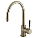Kingston Brass KS8238DWL Vessel Sink Faucet, Brushed Nickel