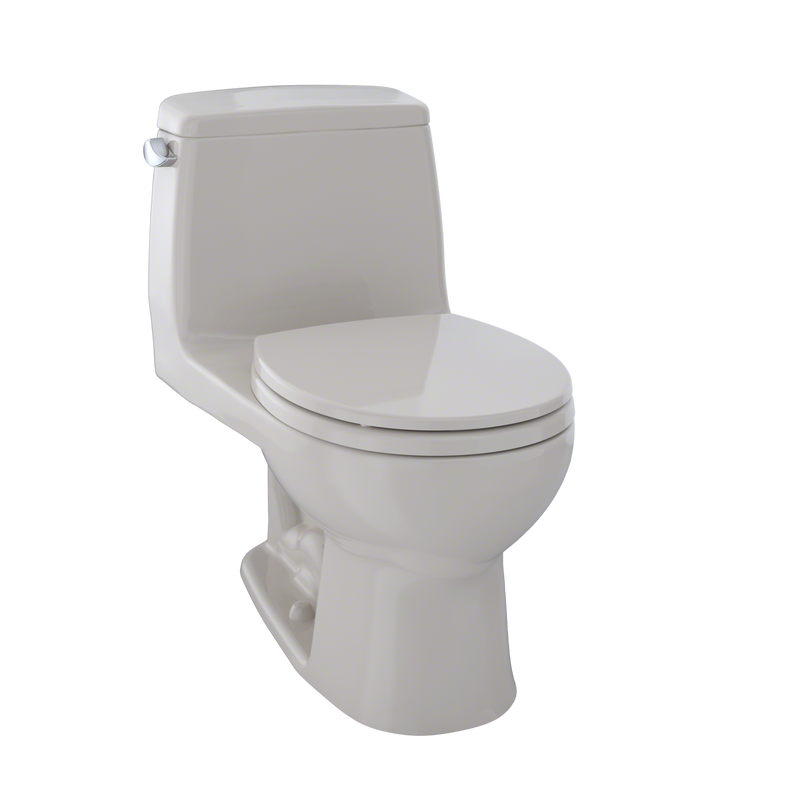 TOTO Ultimate One-Piece Round Bowl 1.6 GPF Toilet, Sedona Beige MS853113