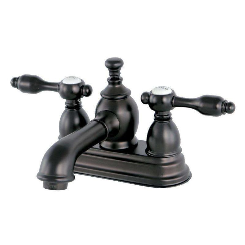 Kingston Brass KS7005TAL 4 in. Centerset Bath Faucet Bronze