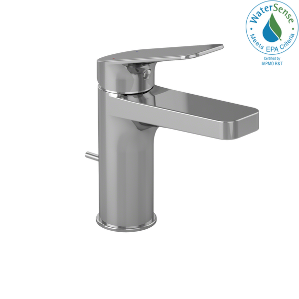 TOTO OberonS Single Handle 1.2 GPM Bathroom Sink Faucet, Polished Chrome TL363SD12#CP