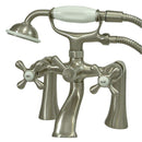 Kingston Brass KS268SN Deck Mount Clawfoot Tub Faucet