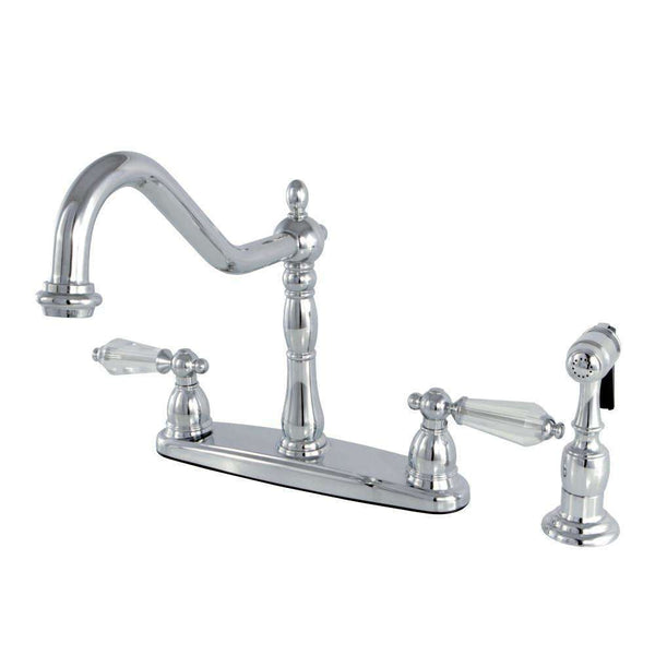 Kingston Brass KB1751WLLBS Centerset Kitchen Faucet