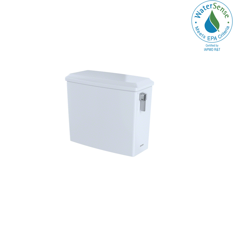 TOTO Connelly Dual-Max, Dual Flush 1.28 and 0.9 GPF Toilet Tank with Right-Hand Trip Lever, Cotton White ST494M