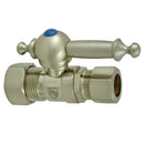 Kingston CC44458TL O.D. Comp, 1/2" O.D. Comp Str Shut-off