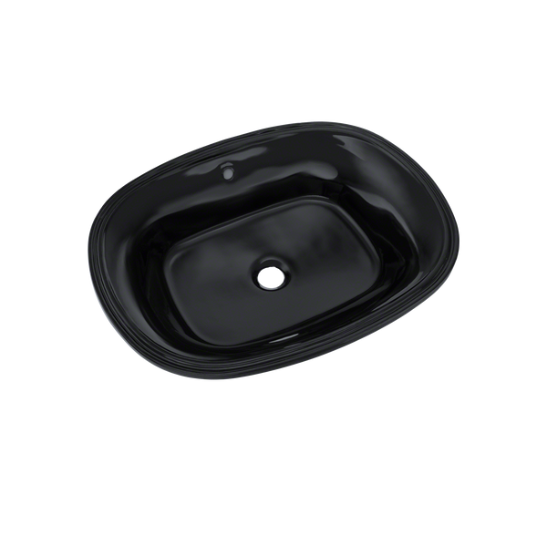 TOTO Maris 20-5/16" x 15-9/16" Oval Undermount Bathroom Sink, Ebony LT481#51