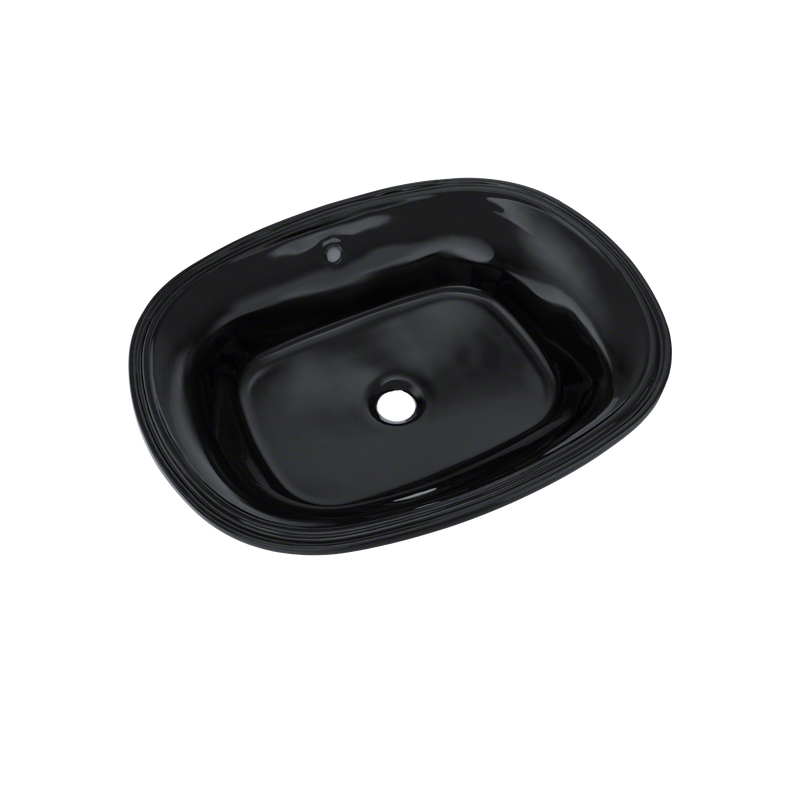 TOTO Maris 20-5/16" x 15-9/16" Oval Undermount Bathroom Sink, Ebony LT481