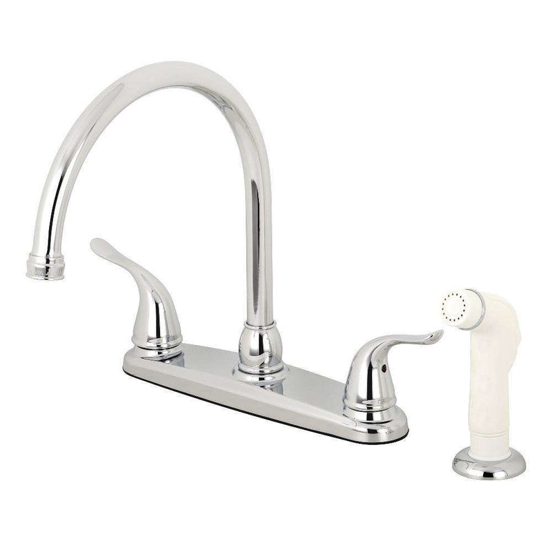 Kingston Brass KB791YL 8" Centerset Kitchen Faucet W/ Sp