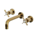 Kingston Brass KS8122BEX Essex 2-Hnd 8 in. Wall Mount Bath