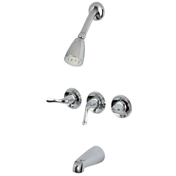 Kingston Brass KB2231YL Three Handle Tub