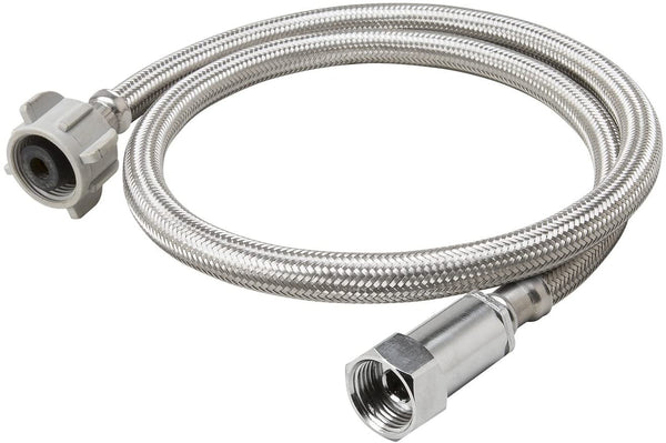 3/8" C X 7/8" BC X 16" Stainless Steel Toilet Supply Line