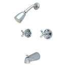 Kingston Brass KB241AX Magellan Twin Handle Tub & Shower