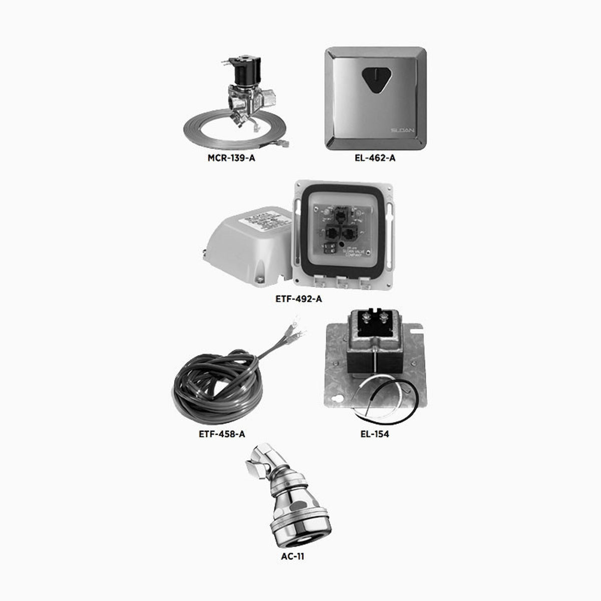 Sloan MCR215 CP Wall Mount Shower System W/Ac11 3375019