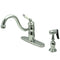 Kingston KB1571PLBS Vic Mono Block Kitchen Faucet W/