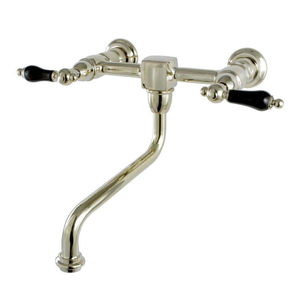 Kingston Brass KS1212PKL Wall Mount Bath Faucet Brass