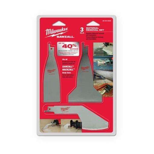 Milwaukee 49-22-5403 3-Piece Material Removal Blade Set